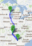 Nashville to Sheboygan Falls